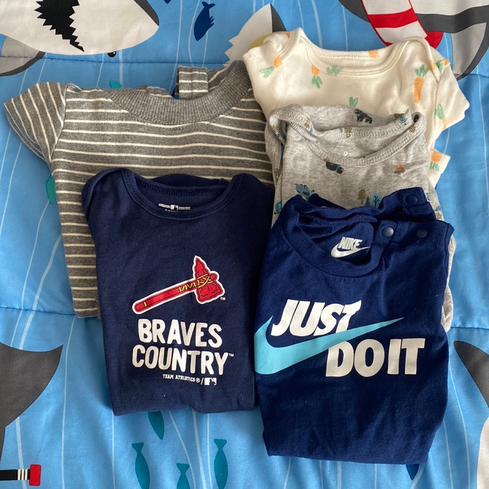 Singlets / Bodysuits / 5 Pieces / Boys